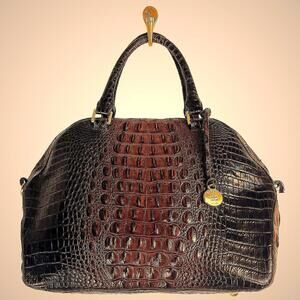 Brahmin Camden Satchel in‎ Cocoa Ombre Melbourne - Read Description